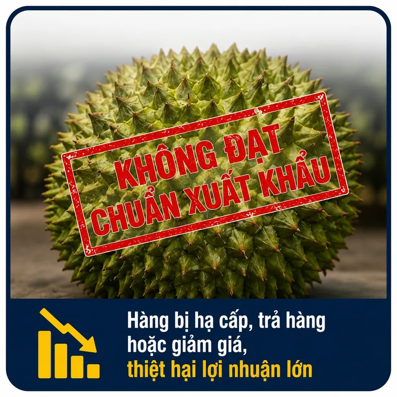 KHÔNG ĐẠT TIÊU CHUẨN XUẤT KHẨU
